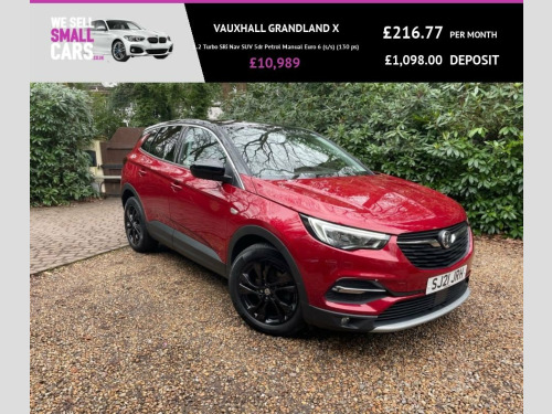 Vauxhall Grandland X  1.2 Turbo SRi Nav SUV 5dr Petrol Manual Euro 6 (s/