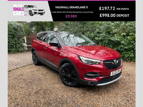 Vauxhall Grandland X  1.2 Turbo SRi Nav SUV 5dr Petrol Manual Euro 6 (s/