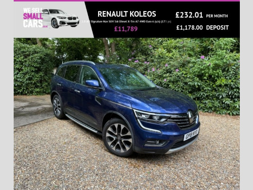 Renault Koleos  2.0 dCi Signature Nav SUV 5dr Diesel X-Trn A7 4WD  