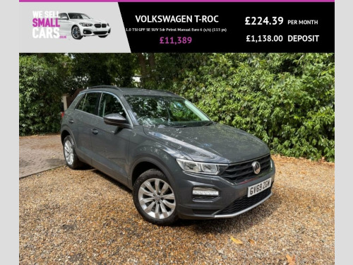 Volkswagen T-ROC  1.0 TSI GPF SE SUV 5dr Petrol Manual Euro 6 (s/s) 