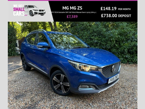 MG ZS  1.5 VTi-TECH Exclusive SUV 5dr Petrol Manual Euro 