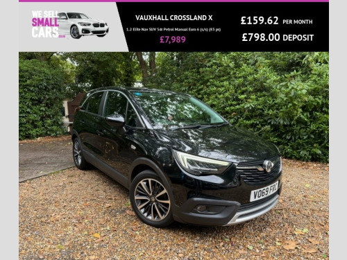 Vauxhall Crossland X  1.2 Elite Nav SUV 5dr Petrol Manual Euro 6 (s/s) (