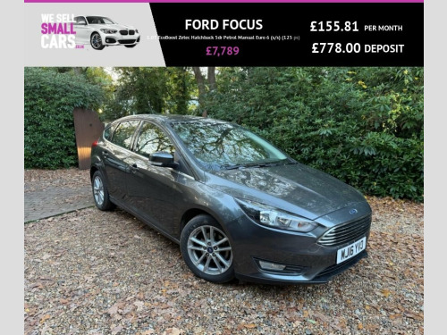 Ford Focus  1.0T EcoBoost Zetec Hatchback 5dr Petrol Manual Eu