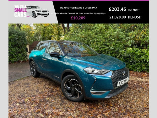 DS DS 3  1.2 PureTech Prestige Crossback 5dr Petrol Manual  
