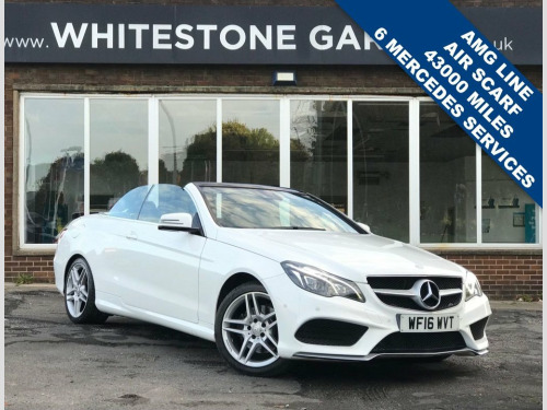 Mercedes-Benz E-Class E220 2.1 E220 BlueTEC AMG Line Cabriolet 2dr Diesel G-T