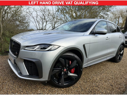 Jaguar F-PACE   P550 V8 SVR 5DR PETROL QUICK SHIFT AWD EURO 6 LEF 