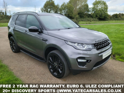 Land Rover Discovery Sport  2.0 TD4 HSE BLACK 5d 180 BHP 2 OWNERS. BLK ROOF LI