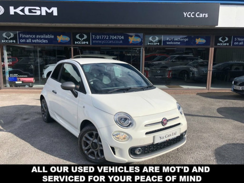 Fiat 500  1.2 S 3d 69 BHP RESERVE AND APPLY FOR FINANCE @ YC