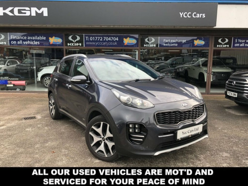 Kia Sportage  2.0 CRDI GT-LINE 5d 134 BHP RESERVE AND APPLY FOR 