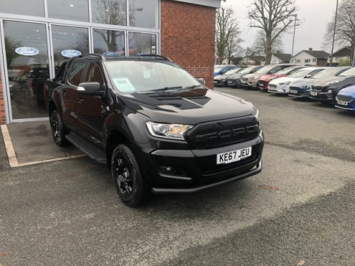 Ford Ranger  2.2 TDCi Black Edition Pickup Double Cab 4dr Diesel Auto 4WD Euro 6 (160 ps