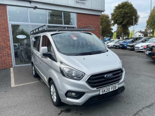 Ford Transit Custom 2.0 300 EcoBlue Limited Crew Van Double Cab 5dr Diesel Auto L1 H1 Euro 6 (s