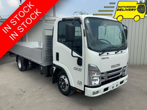 Isuzu GRAFTER  N35.125 15FT 9 ALLOY DROPSIDE - TWIN REAR WHEEL -AUTO -PHYSICAL STOCK