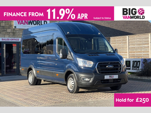 Ford Transit  460 TDCI 170 L4H3 TREND ECOBLUE 17 SEAT BUS HIGH ROOF DRW RWD