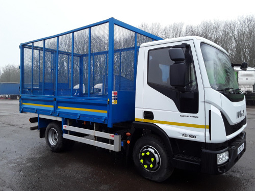 Iveco EUROCARGO  75E16K 4X2 DAY CAB 7.5 TON HGV CAGED TIPPER TRUCK LORRY