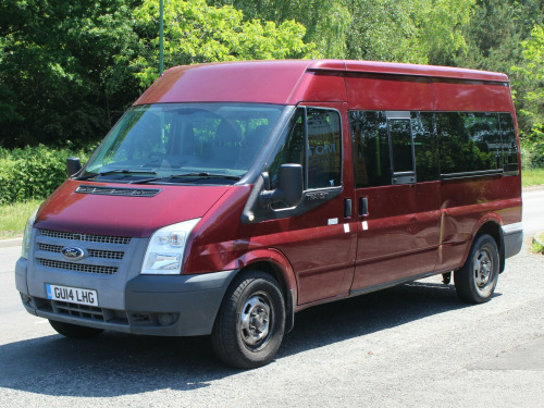 Ford Transit  2.2 TDCi 350 HDT 14 Seat Minibus  Diesel Manual RWD L3 H2 (207 g/km, 133 bh