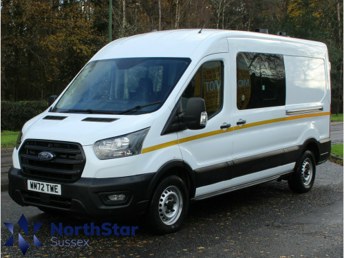 Ford Transit  2.0 350 EcoBlue Leader Crew Van Double Cab 6dr Messing Unit  FWD L3 H2 Euro 