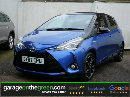 Toyota Yaris  1.5 VVT-h Blue Bi-Tone Petrol Hybrid E-CVT Euro 6 (s/s) 5dr 28000 Miles