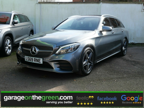 Mercedes-Benz C-Class C200 1.5 C200 MHEV EQ Boost AMG Line G-Tronic+ Euro 6 (s/s) 5dr Only 10000 Miles