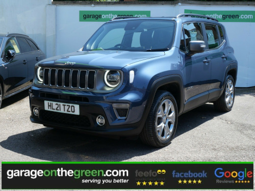 Jeep Renegade  1.3 GSE T4 11.4kWh Limited Petrol Plug-in Hybrid Auto 4xe Euro 6 (s/s) 5dr