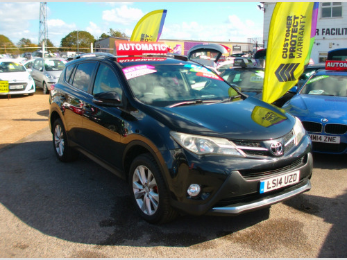 Toyota RAV4  AUTOMATIC 2.2 D-CAT Invincible SUV 5dr Diesel Auto 4WD Euro 5 (150 ps)