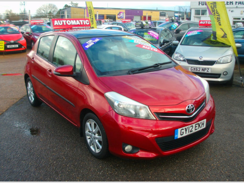 Toyota Yaris  Automatic 1.33 Dual VVT-i T Spirit Hatchback 5dr Petrol Multidrive S  
