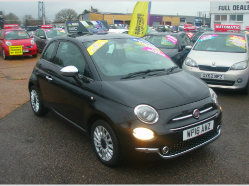 Fiat 500  1.2 Lounge Hatchback 3dr Petrol Manual Euro 6 (s/s) (69 bhp) 