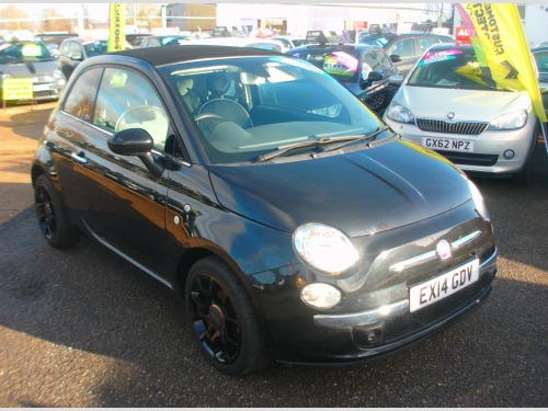 Fiat 500C  1.2 Lounge Convertible 2dr Petrol Manual Euro 6 (s/s) (69 bhp) 