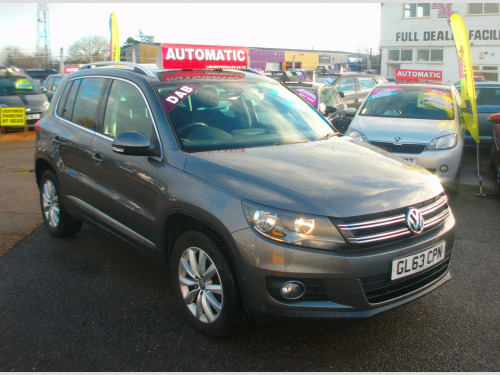 Volkswagen Tiguan  Automatic 2.0 TDI BlueMotion Tech Match SUV 5dr Diesel DSG 4WD (s/s) 