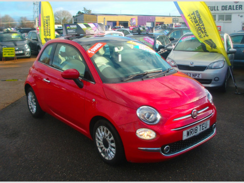 Fiat 500  1.2 Lounge Hatchback 3dr Petrol Manual Euro 6 (s/s) (69 bhp) 