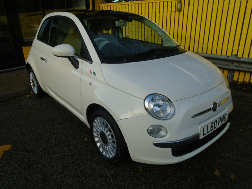 Fiat 500  1.2 Lounge Hatchback 3dr Petrol Manual Euro 5 (s/s) (69 bhp) 