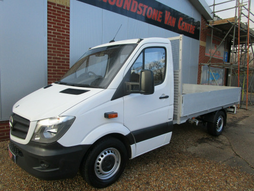 Mercedes-Benz Sprinter  313 CDI L2 MWB DROPSIDE TRUCK WITH FULL ALLOY BODY SERVICE HISTORY ONE OWNE