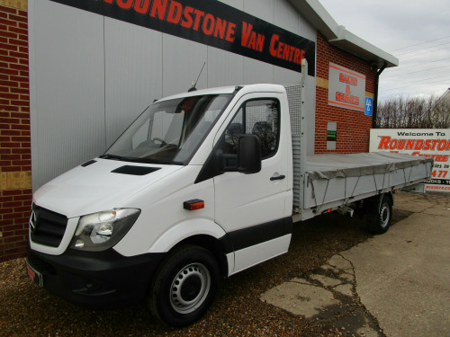 Mercedes-Benz Sprinter  313 CDI XXLWB L5 DROPSIDE TRUCK WITH 17FT BED AND REMOVABLE COVER EURO6 / U
