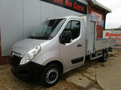 Vauxhall Movano  F3500 SINGLE CAB 2.3  DROPSIDE TRUCK WITH TOOL BOX AIR CON EURO 6 / ULEZ CO