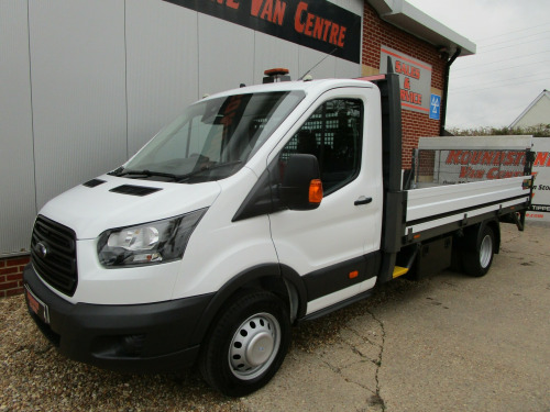 Ford Transit  350 L4 EXTRA LWB DROPSIDE TRUCK WITH TAIL LIFT 4.2 M BED FULL SERVICE HISTO