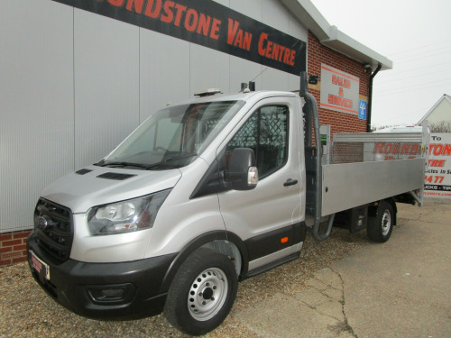 Ford Transit  350 L4 EXTRA LWB DROPSIDE TRUCK WITH TAIL LIFT 4.2M BED AIR CON EURO 6 / UL