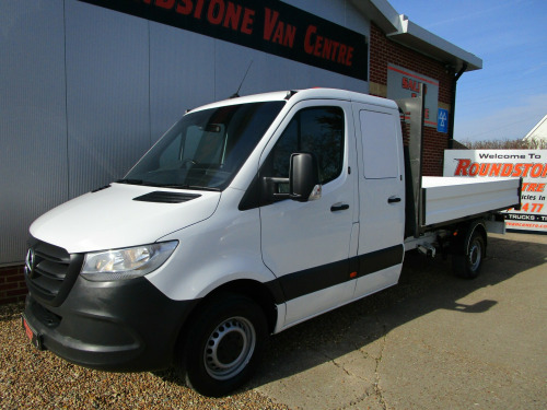 Mercedes-Benz Sprinter  314 CDI DOUBLE / UTILITY CAB TIPPER TRUCK FULL SERVICE HISTORY 140HP EURO 6