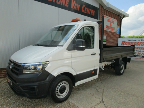 Volkswagen Crafter  CR35 SINGLE CAB TIPPER TRUCK AIR CON EURO 6 / ULEZ COMPLIANT