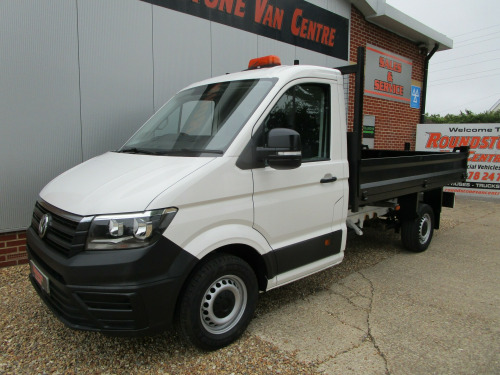 Volkswagen Crafter CR35 SINGLE CAB TIPPER TRUCK WITH AIR CONDITIONING EURO 6 / ULEZ COMPLIANT