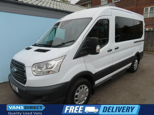 Ford Transit  TREND 2.2 TDCI 125 11 SEAT MINIBUS AIR CON P SENSORS MWB