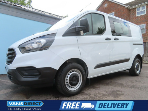 Ford Transit Custom  300 BASE 2.0 TDCI 130 6 SEAT CREW VAN EURO 6 SWB