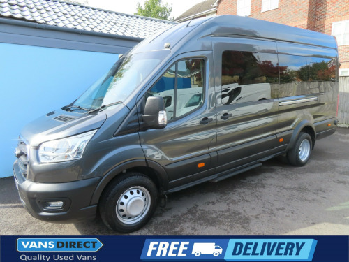 Ford Transit  460 LEADER 2.0 ECOBLUE 17 SEAT MINBUS AIR CON CRUISE F+R SENSORS XLWB