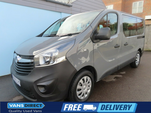 Vauxhall Vivaro  COMBI 1.6 CDTI 120 9 SEAT MINIBUS EURO 6 TWIN SIDE DOORS SWB