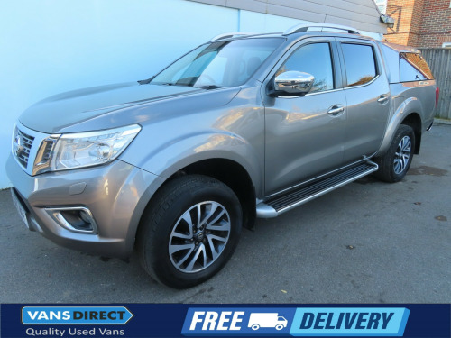 Nissan Navara  TEKNA 2.3 DCI 190  4X4  D/CAB SAT NAV AIR CON LEATHER REVERSE CAMERA NO VAT