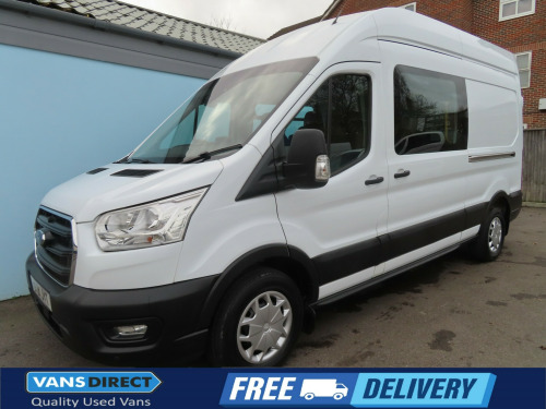 Ford Transit  350 TREND 2.0 ECOBLUE 130 7 SEAT WELFARE CRUISE F+R SENSORS WC MICROWAVE SI