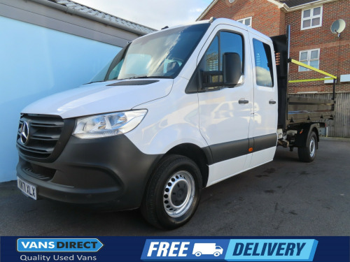 Mercedes-Benz Sprinter  315 PROGRESSIVE 2.0 CDI 150 7 SEAT DOUBLE CAB TIPPER 3.4 M BED LWB