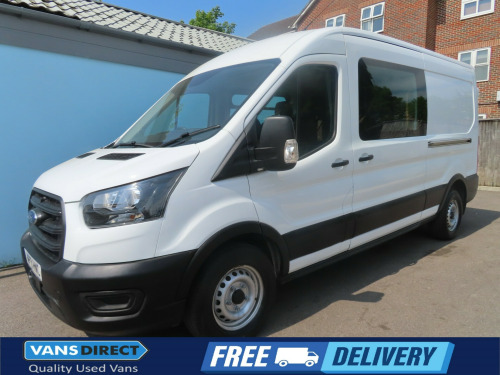 Ford Transit  350 LEADER 2.0 ECOBLUE 130 7 SEAT WELFARE AIR CON WC MICROWAVE L3/H2 LWB