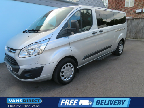 Ford Tourneo Custom  310 ZETEC 2.0 TDCI 9 SEATS NEW WET BELT AIR CON P SENSORS LWB