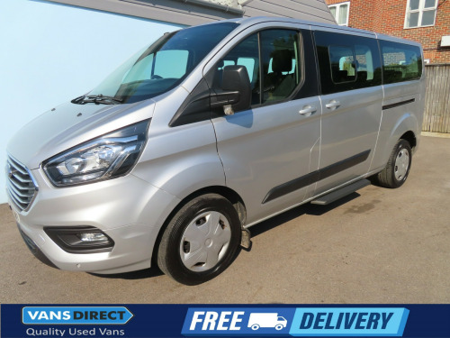 Ford Tourneo Custom 320 2.0 ECOBLUE 130 9 SEAT AUTO NEW WET BELT AIR CON CRUISE F+R SENSORS LWB