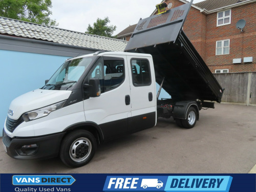 Iveco Daily  35C14 2.3 TD 135 7 SEAT D/CAB TIPPER AIR CON TWIN REAR WHEEL LWB
