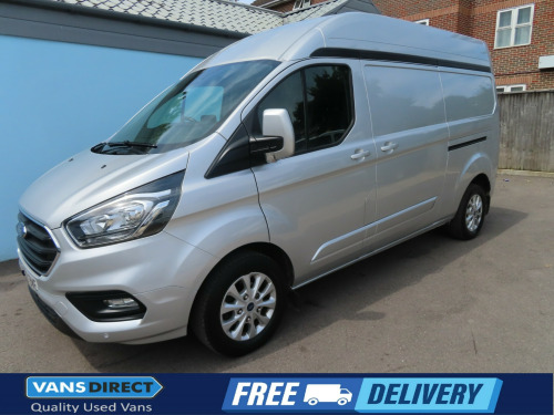 Ford Transit Custom 300 LIMITED 2.0 ECOBLUE 130 AIR CON CRUISE F+R SENSORS HIGH ROOF L2/H2 LWB